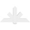 Ekena Millwork Kennewick Architectural Grade PVC Gable Bracket, 48"W x 26"H x 4"D x 6"F, 13/12 Pitch GBP048X26X0406KEN00 - alternate 5